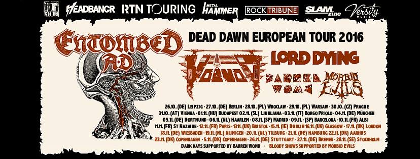 Win kaarten voor Entombed A.D.