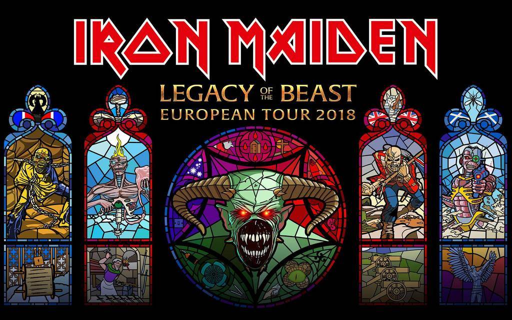 Iron Maiden naar Graspop en Gelredome