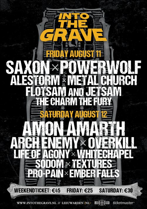 Laatste twee namen voor Into The Grave bekend