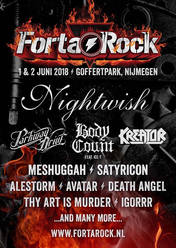 Body Count en Satyricon naar FortaRock