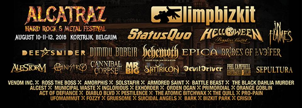 Alcatraz maakt laatste headliner bekend: Limp Bizkit