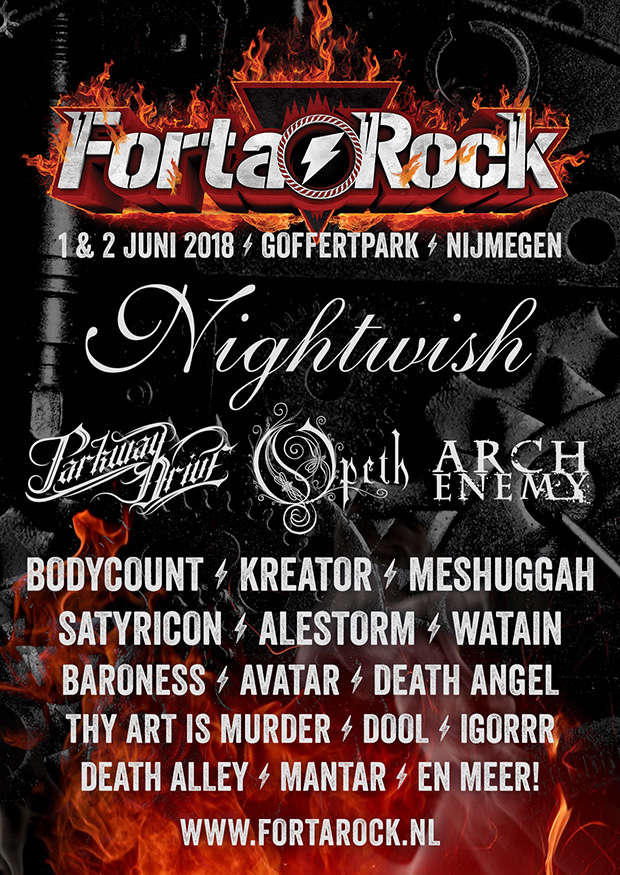 Arch Enemy en meer naar FortaRock