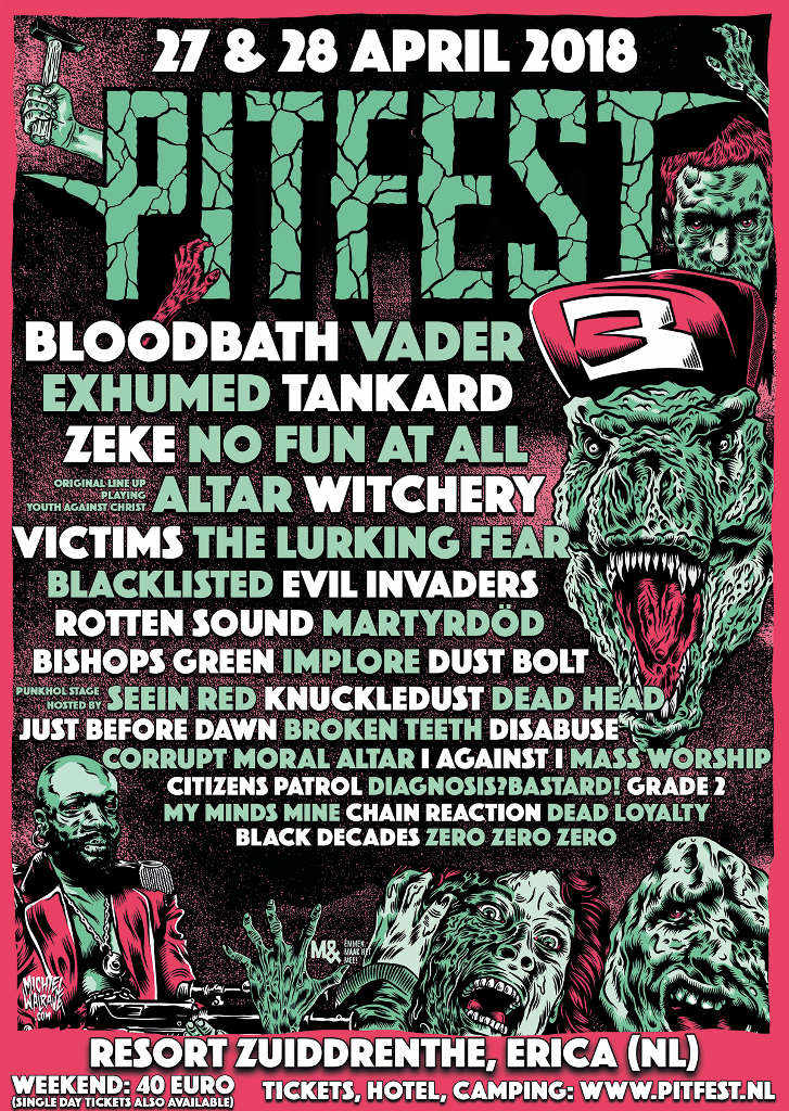 Line-up Pitfest compleet