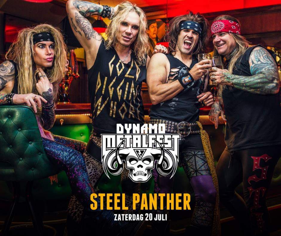 Steel Panther op Dynamo Metalfest