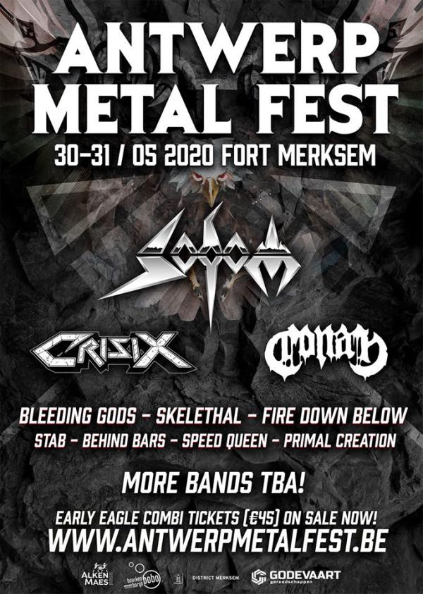 Eerste namen voor Antwerp Metal Fest