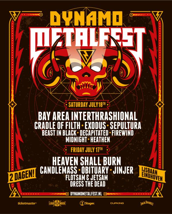 Line-up Dynamo Metalfest compleet