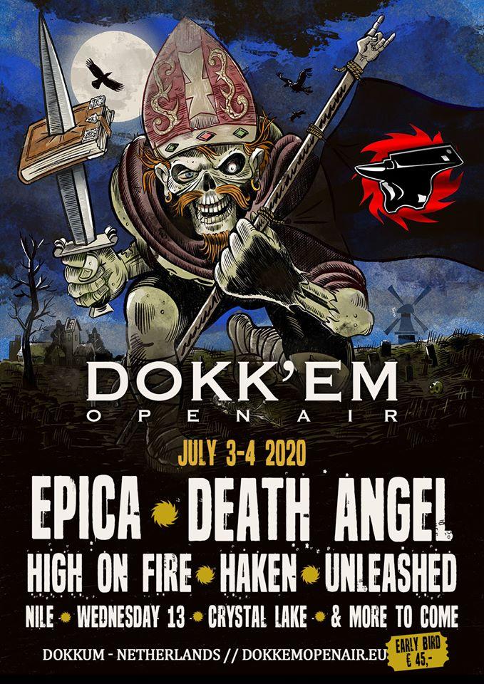 Epica headliner Dokk'em Open Air-vrijdag