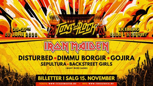 Eerste namen voor Tons Of Rock festival