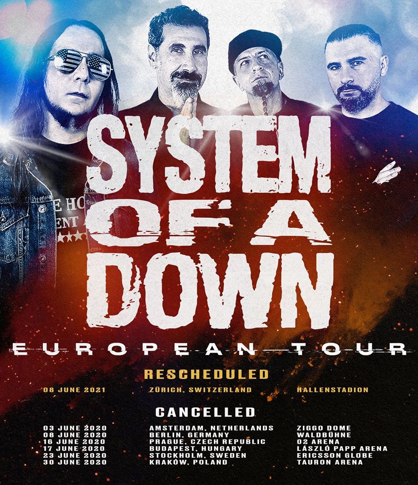 System Of A Down cancelt uitverkochte show in Ziggo Dome