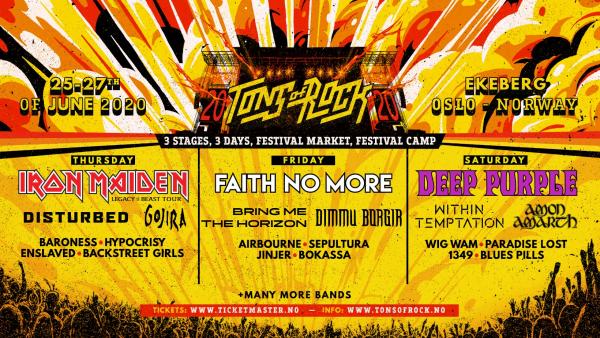 Tons Of Rock voegt nieuwe namen toe aan line-up