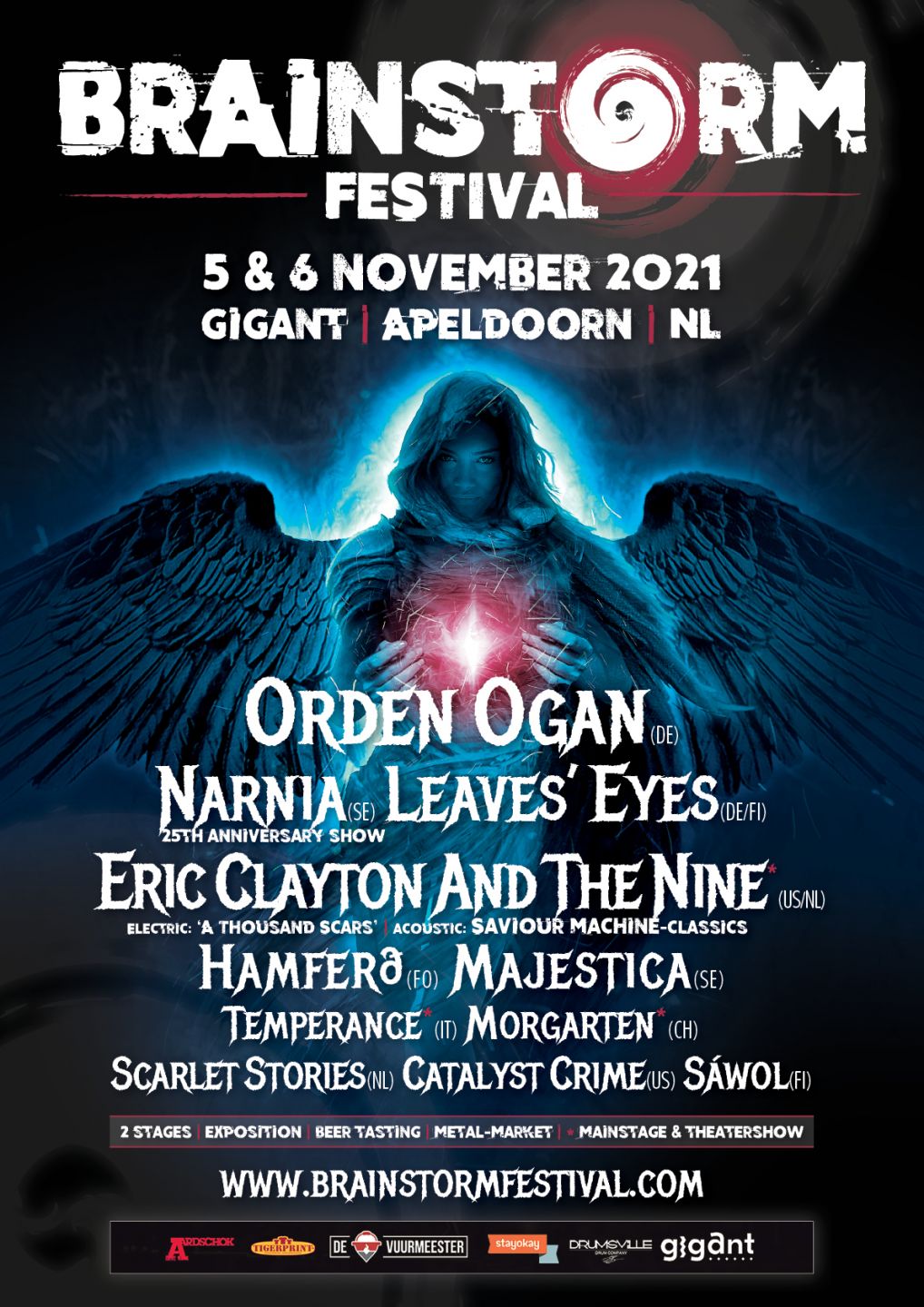 Line-up van Brainstorm Festival compleet