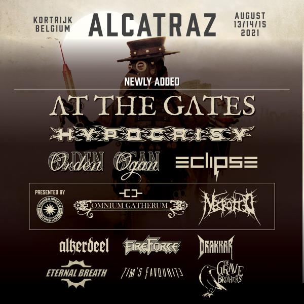 Alcatraz maakt line-up compleet