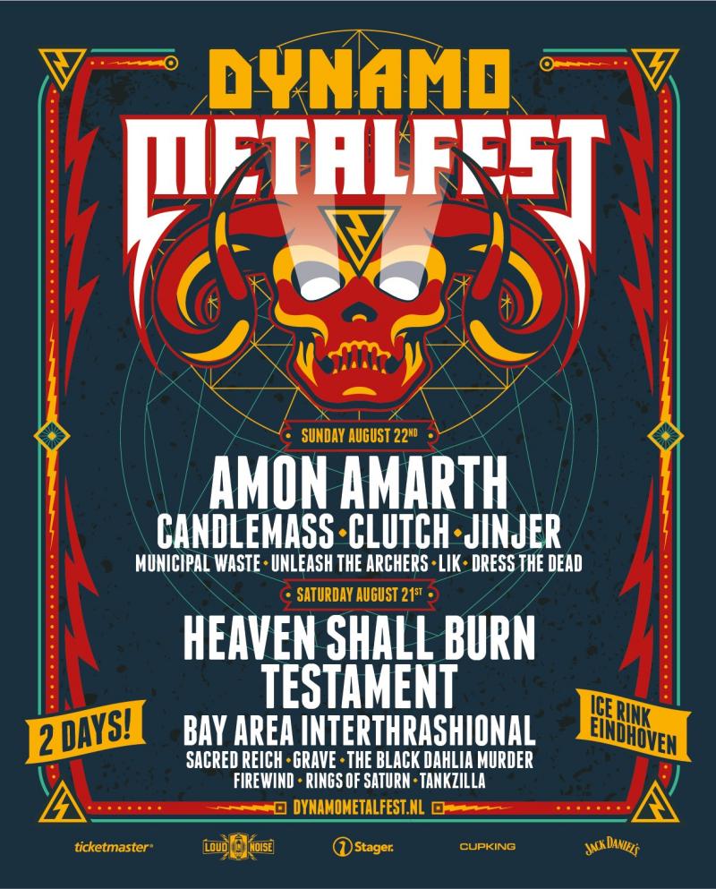 Line-up Dynamo Metalfest rond