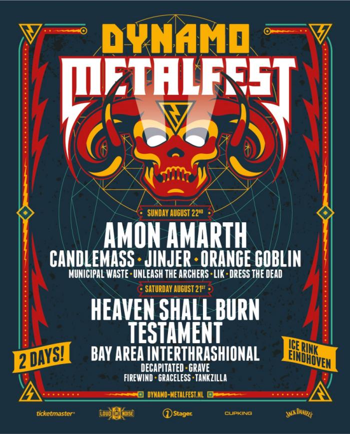 Vervangende bands voor Dynamo Metalfest