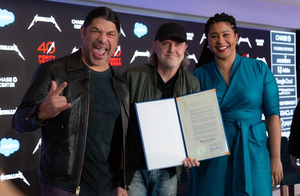 Burgemeester roept 16 december uit tot Metallica-dag