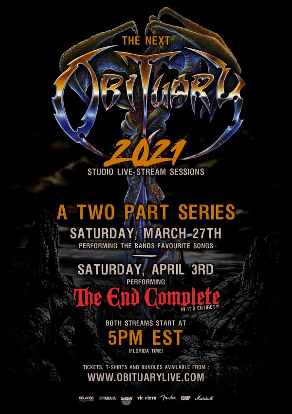 Live-streams van Obituary