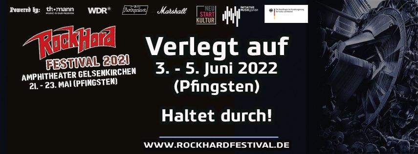 Rock Hard festival schuift ook door naar 2022