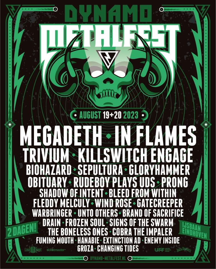 In Flames tweede headliner Dynamo Metalfest