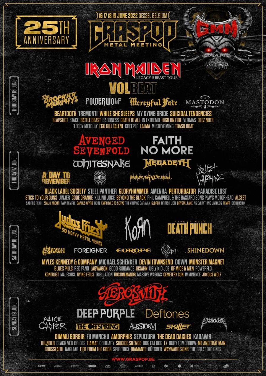 Graspop kondigt line-up aan