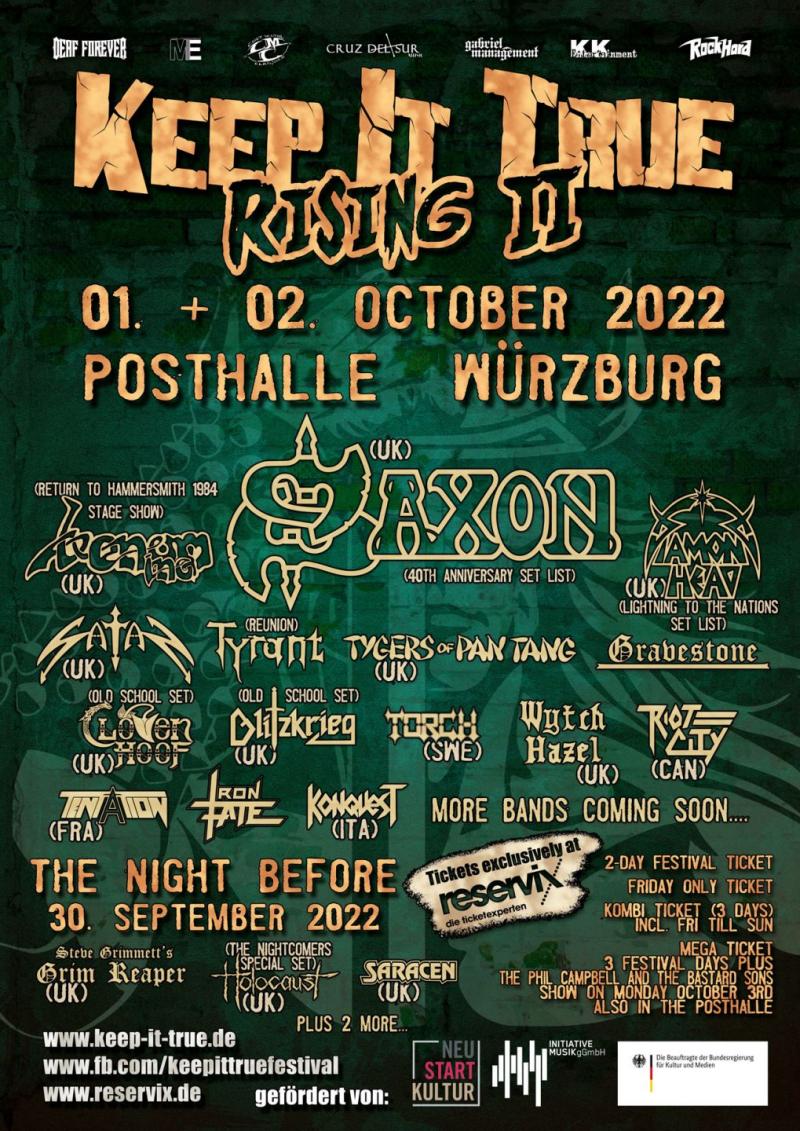 Saxon en meer op Keep It True Rising II
