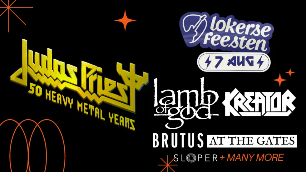 Judas Priest, Lamb Of God en Kreator naar Lokerse Feesten