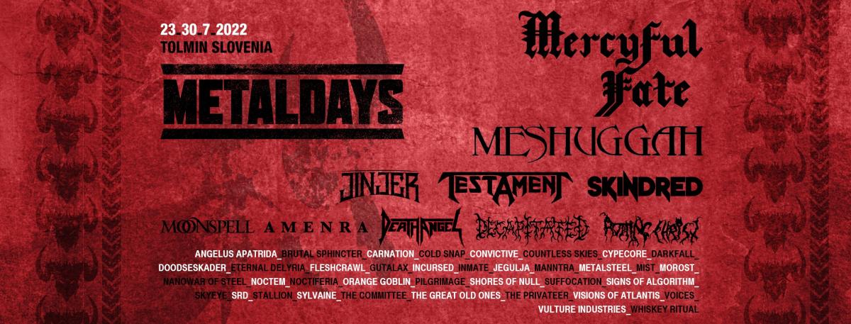 Dertig nieuwe namen voor Metaldays