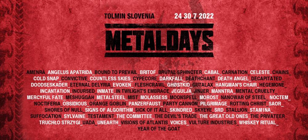 Veertien nieuwe namen voor MetalDays