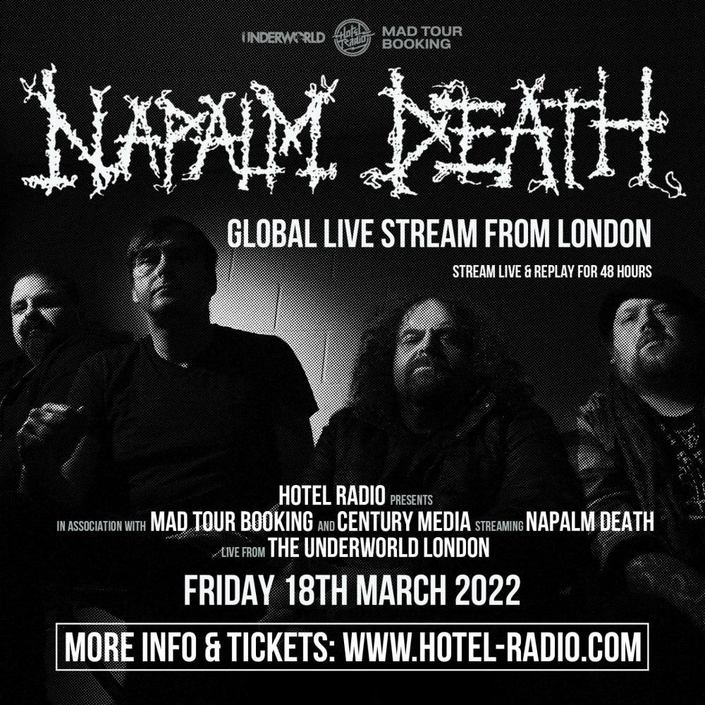 Livestream van Napalm Death