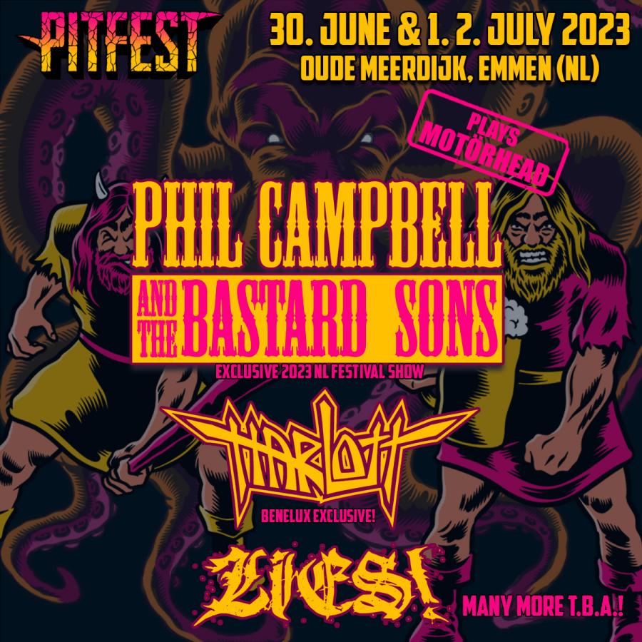 Phil Campbell And The Bastard Sons naar Pitfest