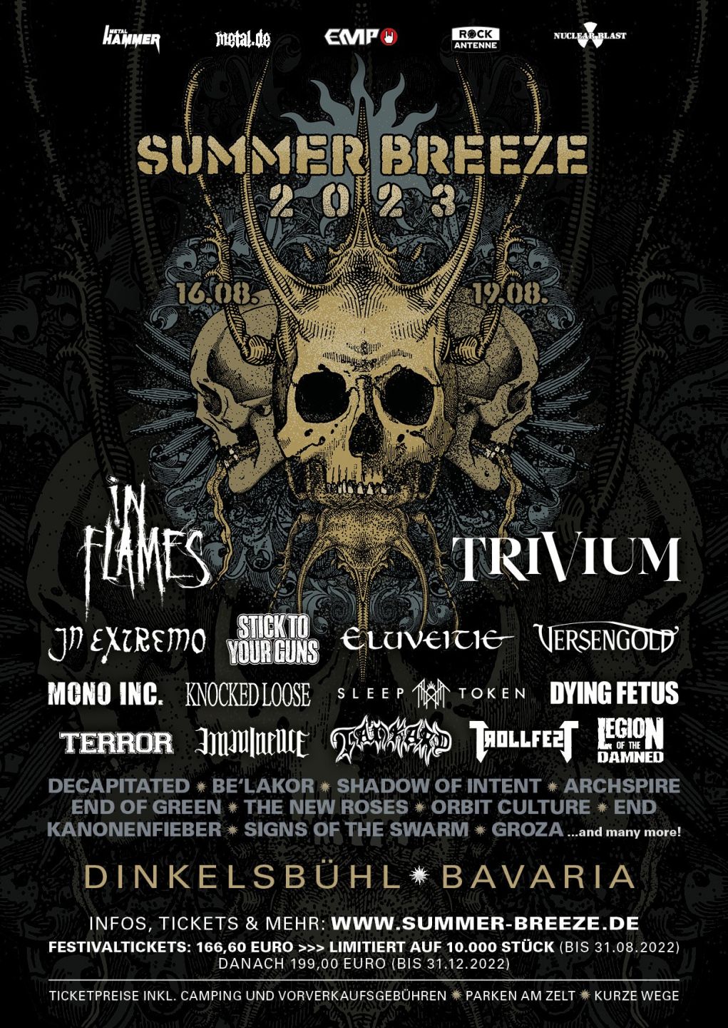 Eerste namen voor Summer Breeze