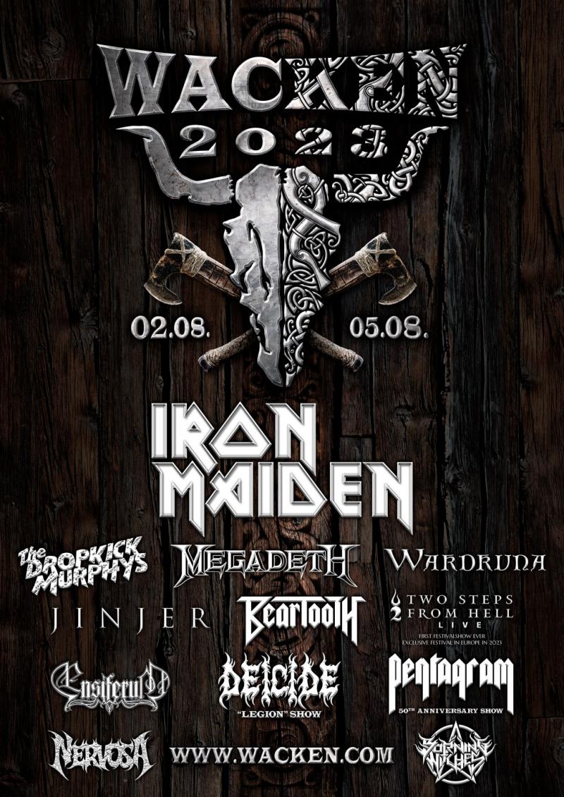 Iron Maiden en meer naar Wacken 2023