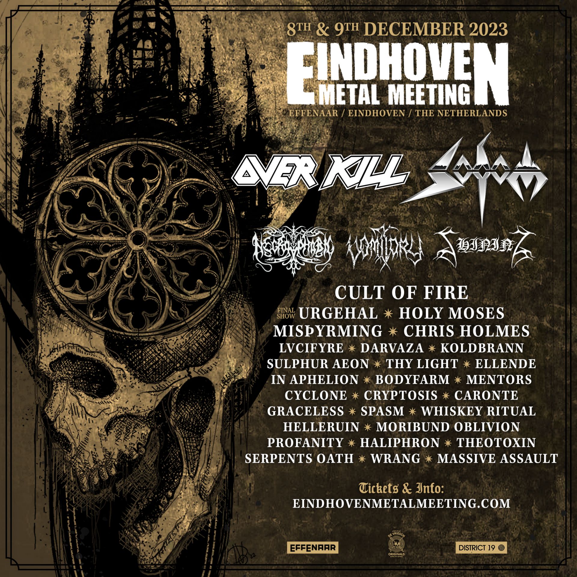 Overkill, Chris Holmes en meer voor EMM
