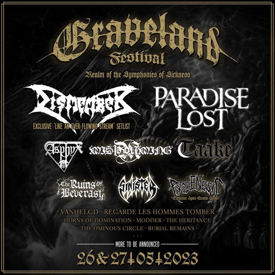 Paradise Lost headliner Graveland Festival