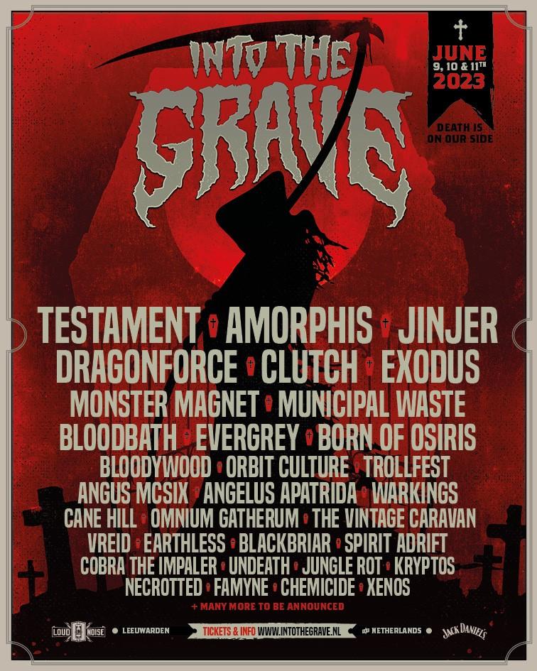 Elf nieuwe namen voor Into The Grave
