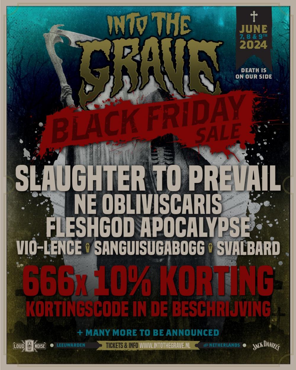 Zes nieuwe namen voor Into The Grave