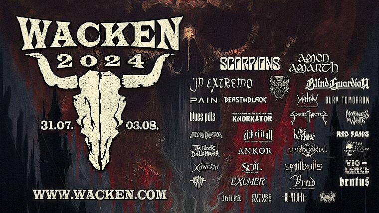 Eerste namen voor Wacken Open Air 2024