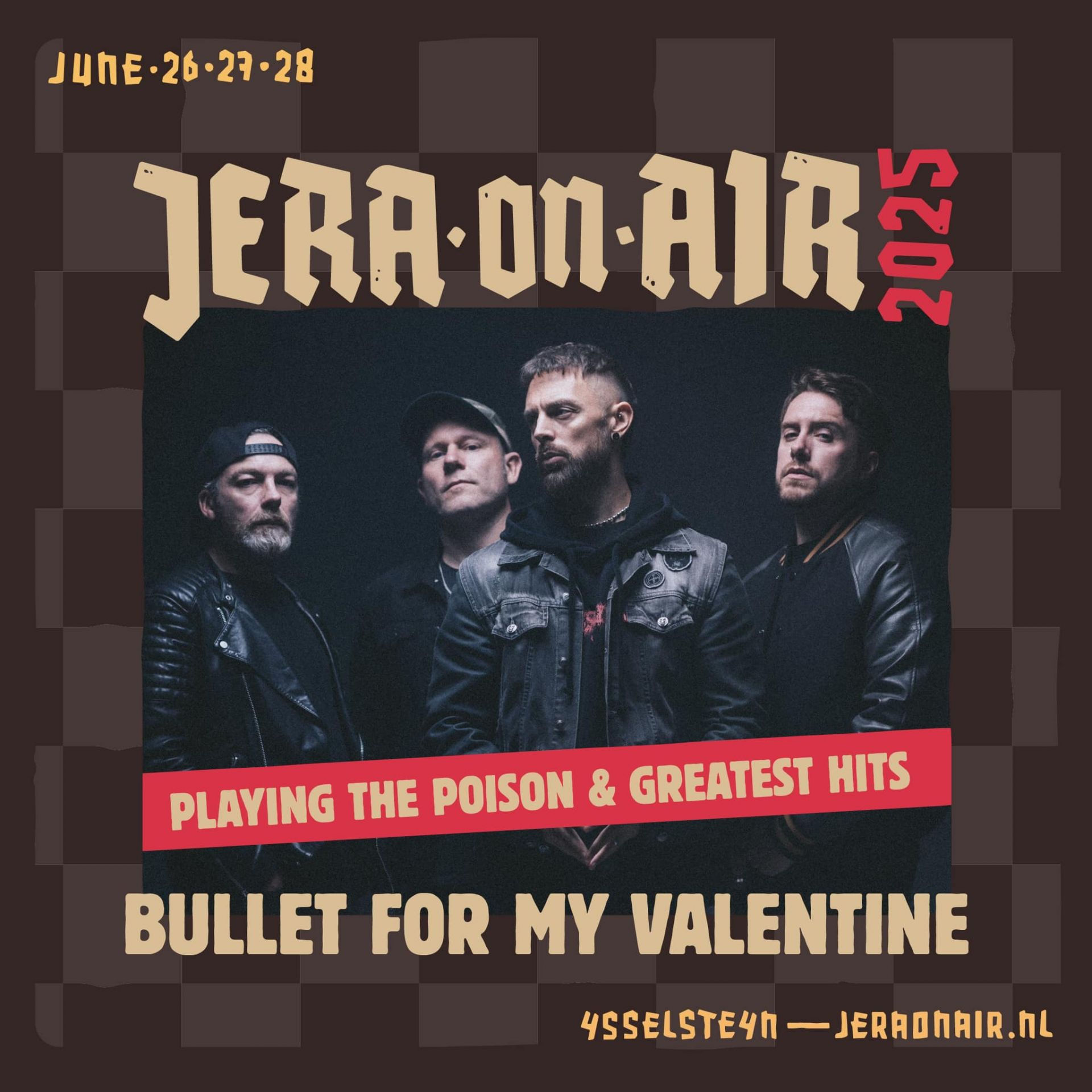 Bullet For My Valentine hoofdact van Jera On Air 2025