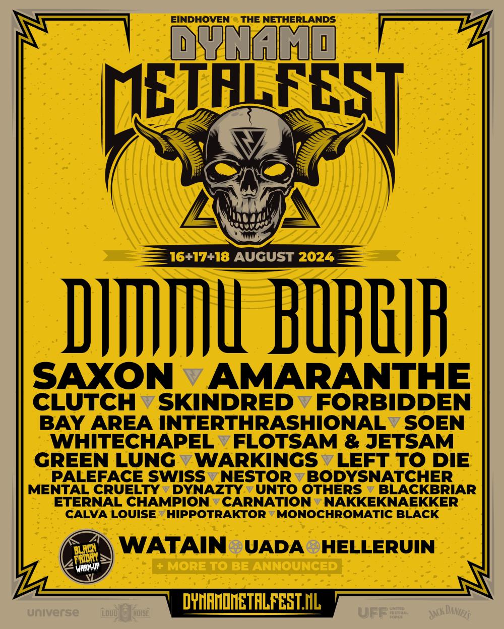Saxon en Amaranthe op Dynamo Metalfest