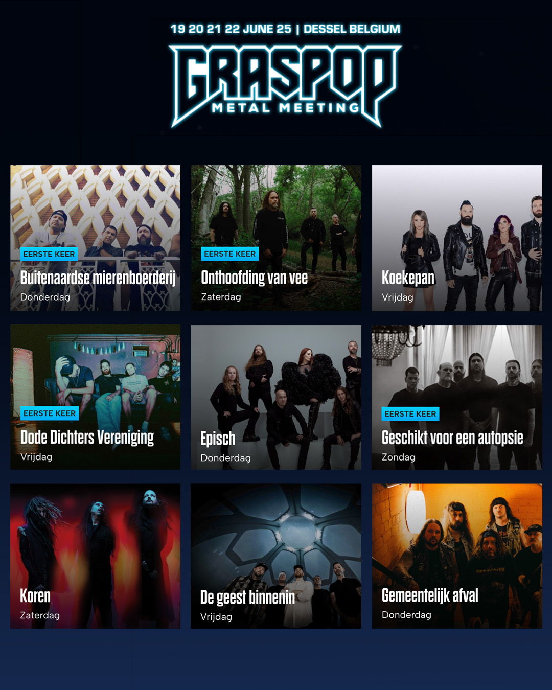 Uitslag enquête: De leukste nieuweling van Graspop