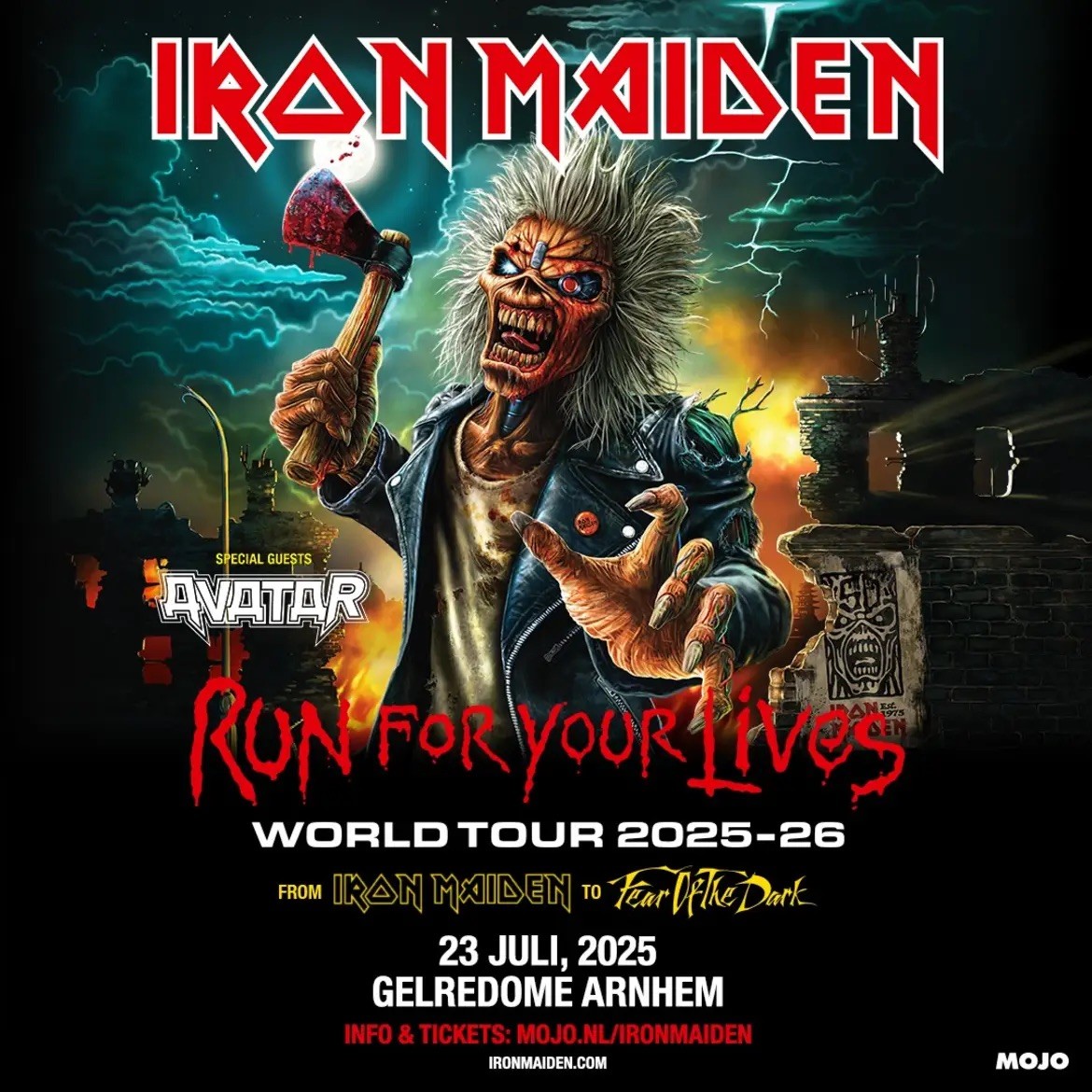 Vijftig jaar Iron Maiden wordt gevierd met speciale tour