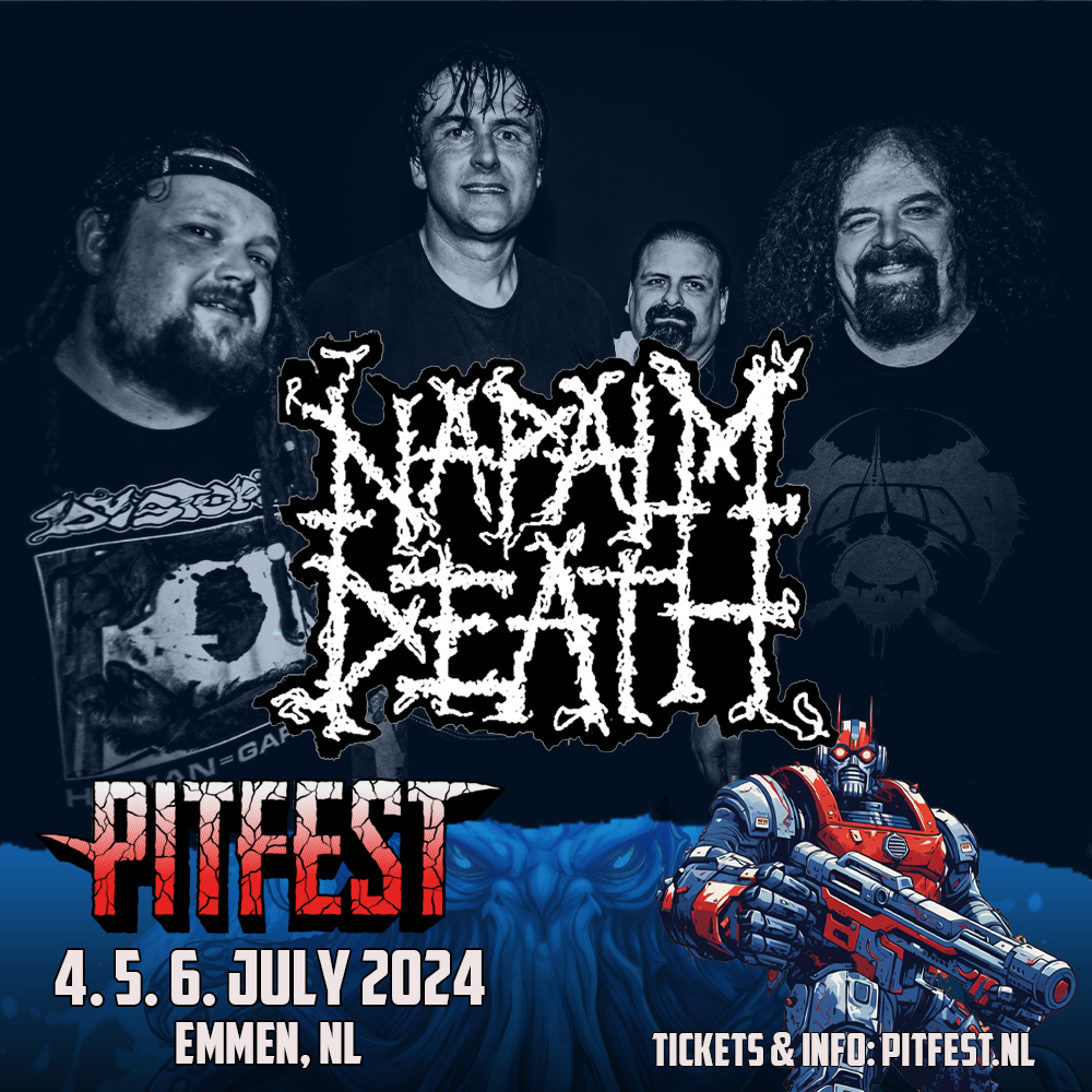 Napalm Death vervangt Sick Of It All op PitFest