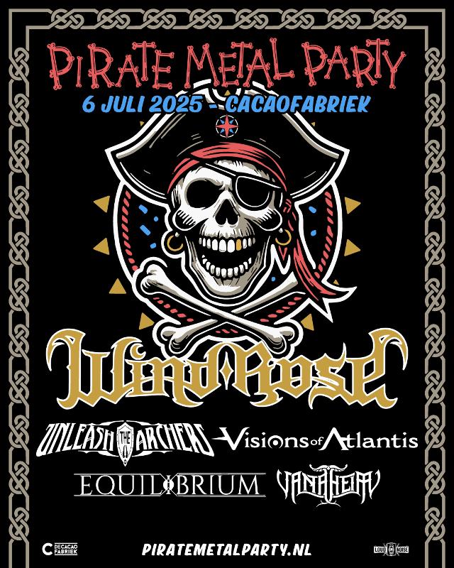 Unleash The Archers en meer naar Pirate Metal Party