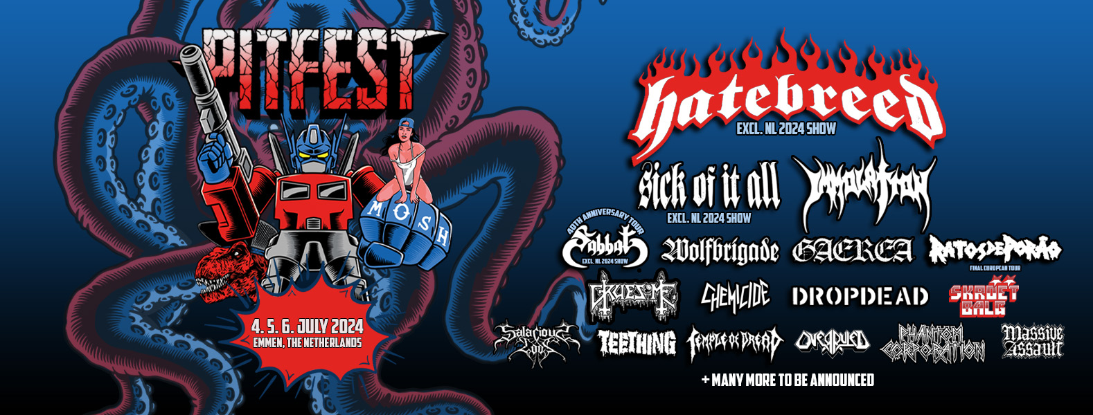 Zes nieuwe namen voor PitFest 2024