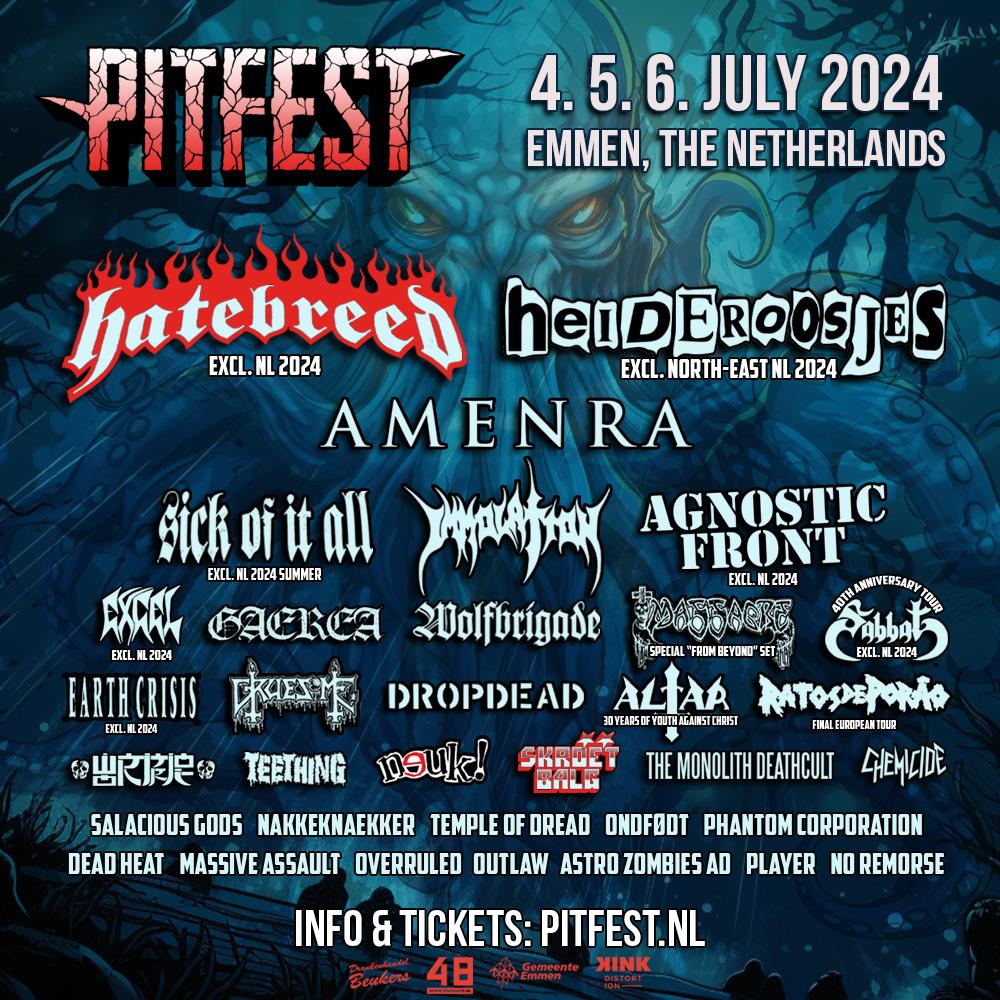 Heideroosjes en Amenra naar Pitfest