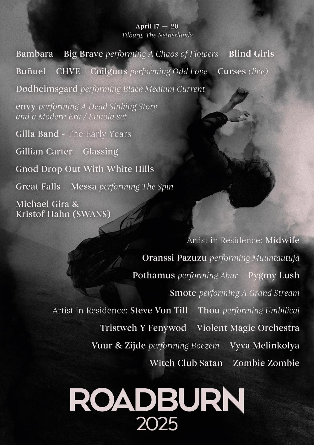 Envy, Oranssi Pazuzu en meer naar Roadburn 2025