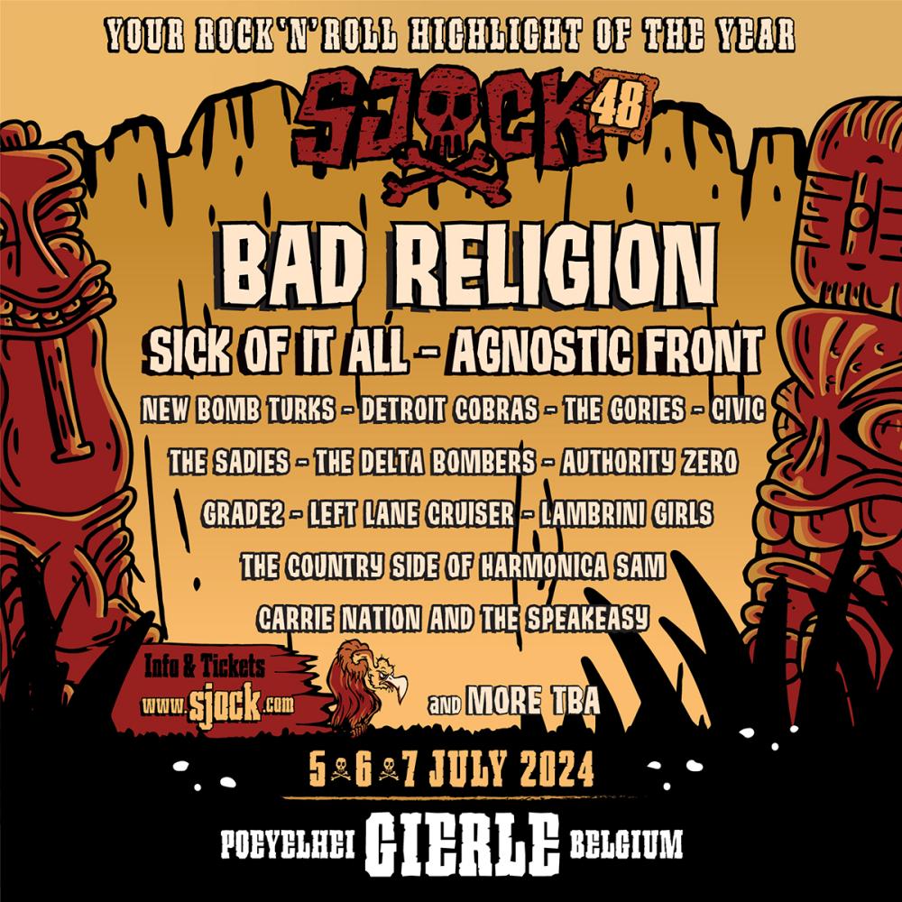 Sjock bevestigt hardcore- en punkrockgrootheden