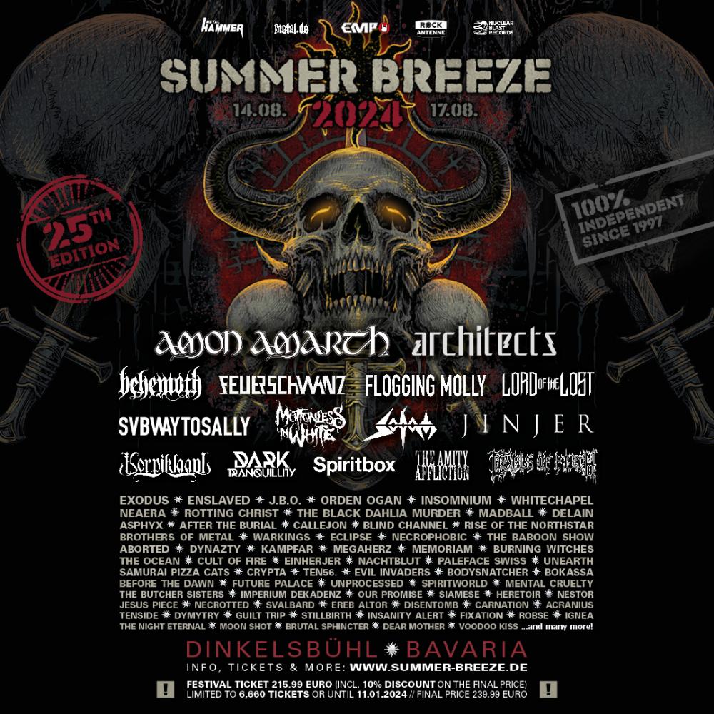 Summer Breeze bevestigt 31 nieuwe acts