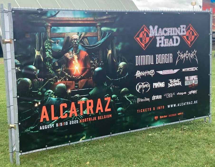 Machine Head naar Alcatraz 2025