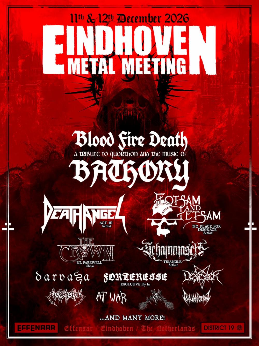 Blood Fire Death, Death Angel en meer op Eindhoven Metal Meeting
