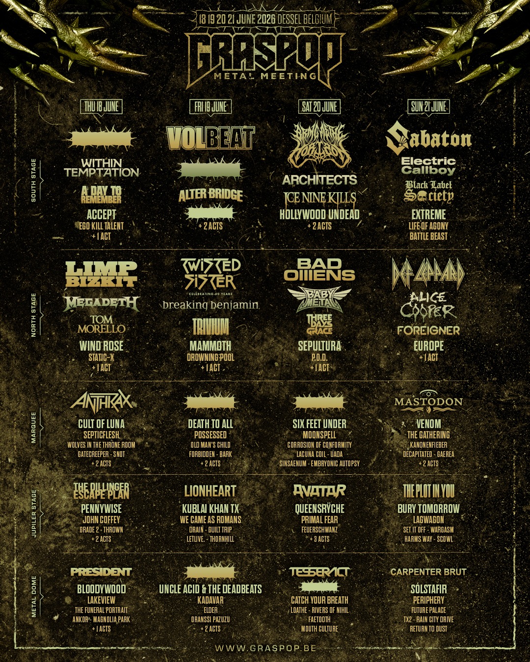 Nog eens 91 namen voor Graspop 2026